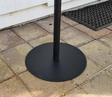 Freestanding Black A4 Angled Portrait Sign Holder with Leaflet Holder Black Acrylic folded rear acrylic , side entry A4 Sign Holder Black acrylic leaflet holder with clear front panel 85mm, h internal width 203mm , holds approx 50mm of leaflets. For use in numerous interior locations, entrance ways , directions, promotions with the benefit of providing a leaflet / flyer holder, for use if required