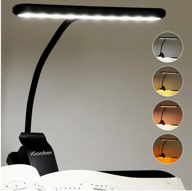 LED Menu Display Light Clip on Rechargable