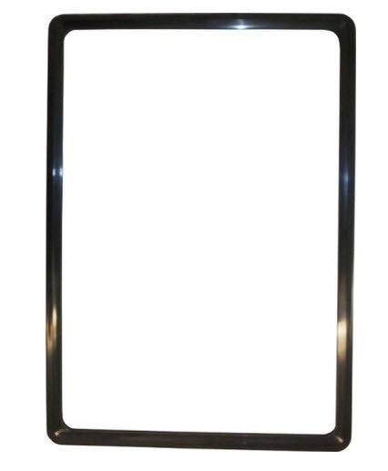 A3 Size Poster Holder Colour Black ABS Plastic Poster Ticket Frames Simple effective signage within a retail environment Available in range of colours and sizes Can be used both Portrait and Landscape Poster slides into the frame.