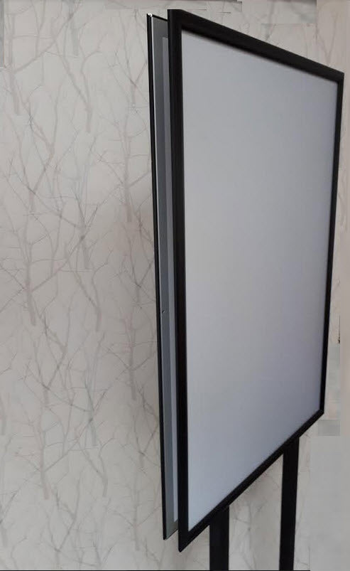 A1 Poster Display Black - Double Sided Snap Frame Sign Holder