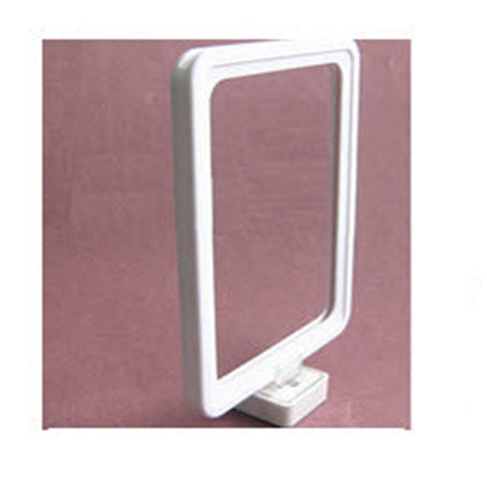 Frame Mount Clip Clear, with White Magnetic base  For use with POP Frames A5- A3  Strong Magnetic base,Securely holds ticket frames in an upright display format.  Can be used to display information  either Portrait / Landscape  For A3 size ticket frames use 2 x holders  For A4 and A5 sizes use 1 x holder  Size: 33mm W x 25mm H x 33mm D.