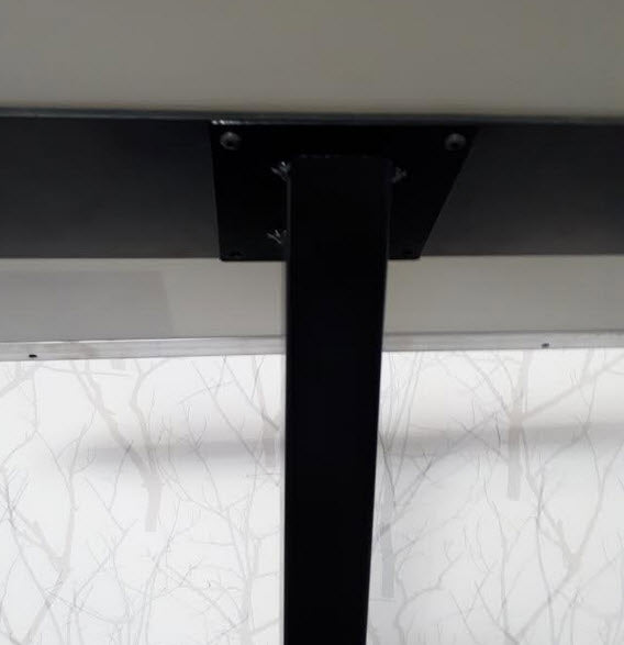 Black A2 Menu / Poster Display Stand Twin Suppports