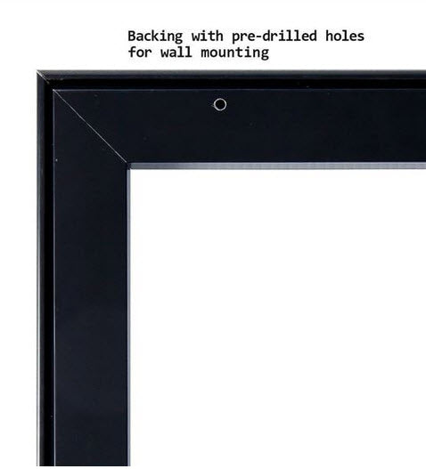 Weatherproof Outdoor Lockable Poster Frame A2 Size 493mm W x 670mm H , x 30mm Features 45mm wide aluminum extrusion Anodized Silver Polycarbonate front panel for durability Hinged opening with hold out stays Key lockable ( AO