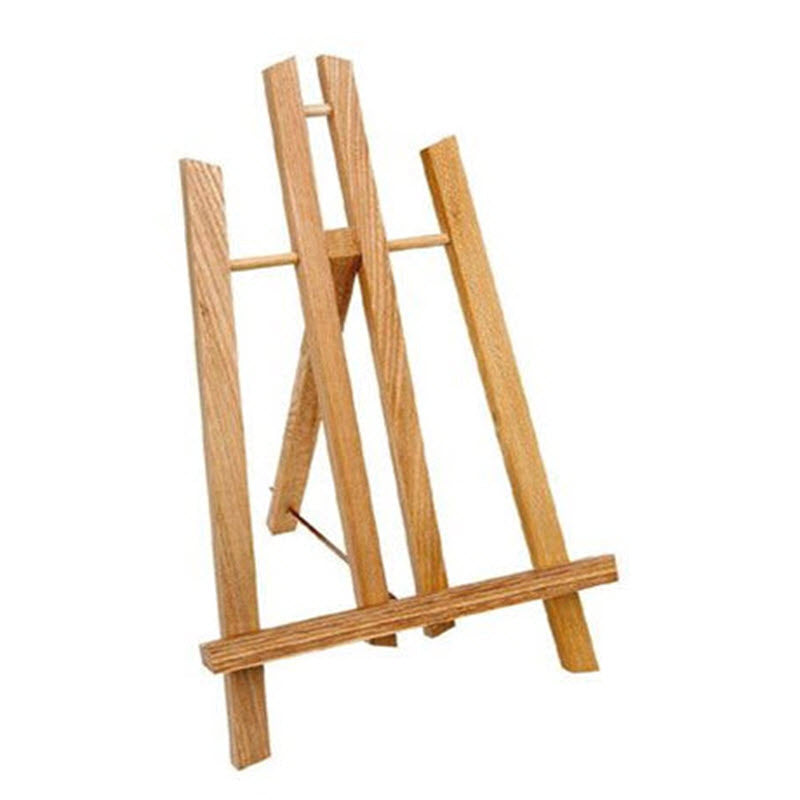 A-FRAME DISPLAY EASEL Widely Used Within Hospitality Industry For Counter / Bar top Areas to Display & Promote, Cocktails, Happy Hour, & Specials etc. Ideally suited for A4 Portrait Display, Promotional Flyer, or Blackboard etc. Wooden A4 display Easel Material: Elm wood. Dimensions: when open (WxDxH) 220mm x240mm x370mm.