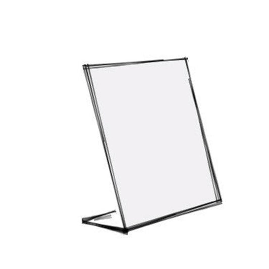 acrylic A7 L Base display holder  For single sided display  Ticket holder for size A7 sheet 75mm wide x 105mm high     Dimensions  W x H x D  75 x 105 x 35