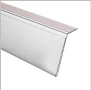 Premium Quality Data Ticket Strip  26mm x 1200mm length ticket holder Angled Clear PVC  Premium Quality Clear PVC   Stabilized to Reduce Affects of UV Yellowing and Brittleness  Good Quality Self Adhesive strip to fix to Glass or other shelf  Affix to shelf edge to create Angled 26mm Ticket Display Holder