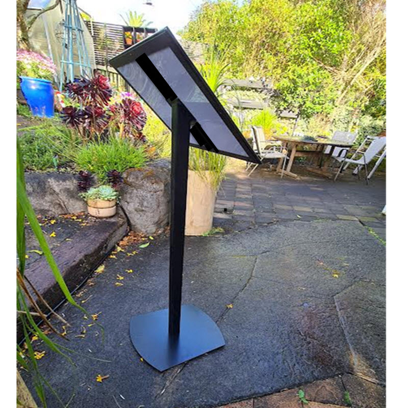 A3 Black Freestanding Snap Frame Menu / Display Stand