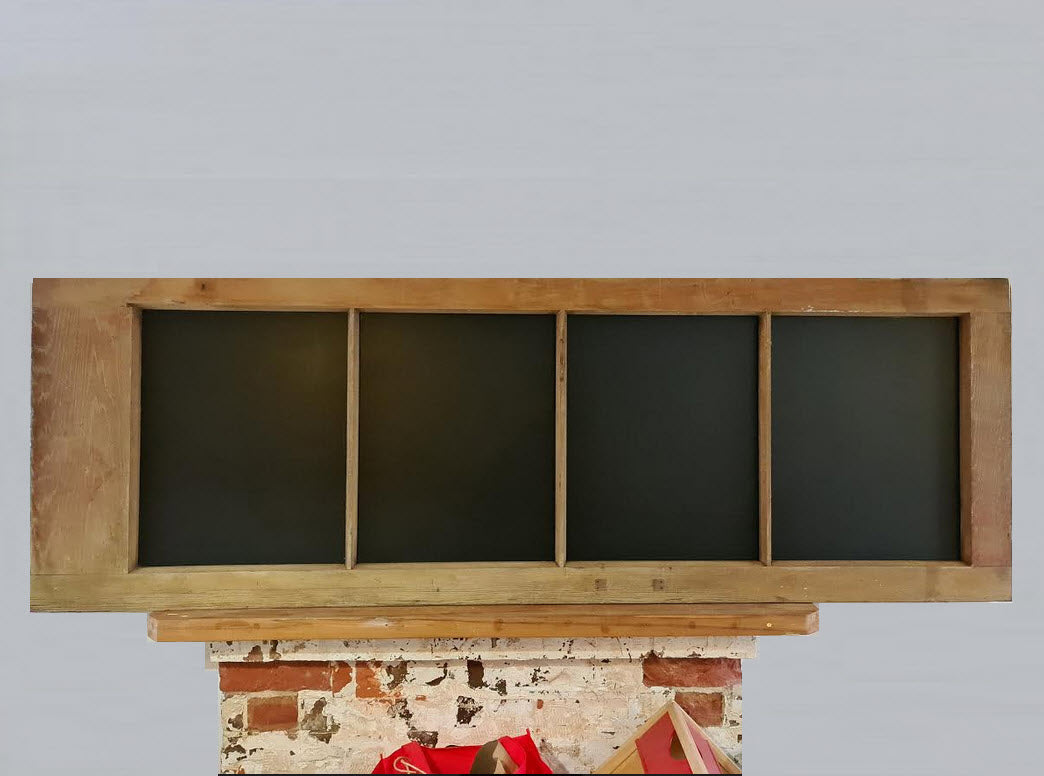 Recyled 4 Panel  Wooden Chalkboard  Door 1980 x 665 - BB128