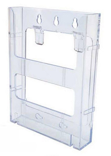 Wall Mounted Lit Loc A4 Brochure Display Holder