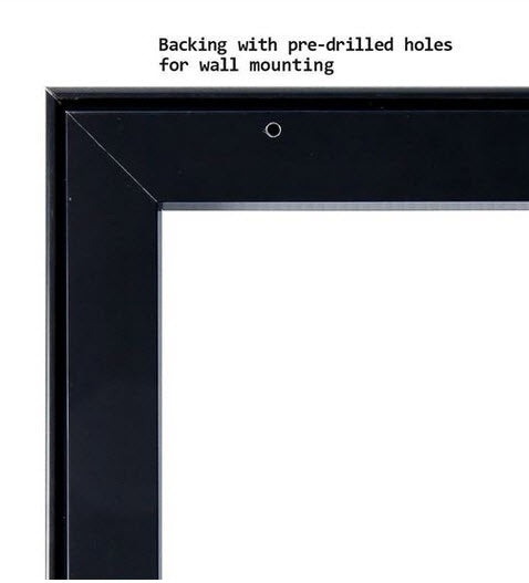 Outdoor Lockable Silver  Poster Frame A2