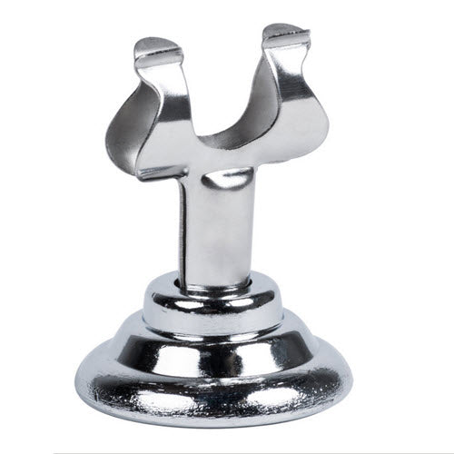 Table Card holder 1.5" stainless steel clamp style