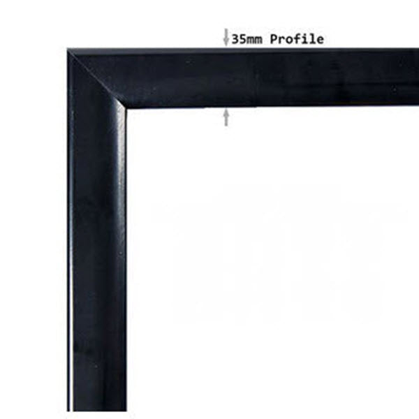 A3 Black Freestanding Snap Frame Menu / Display Stand